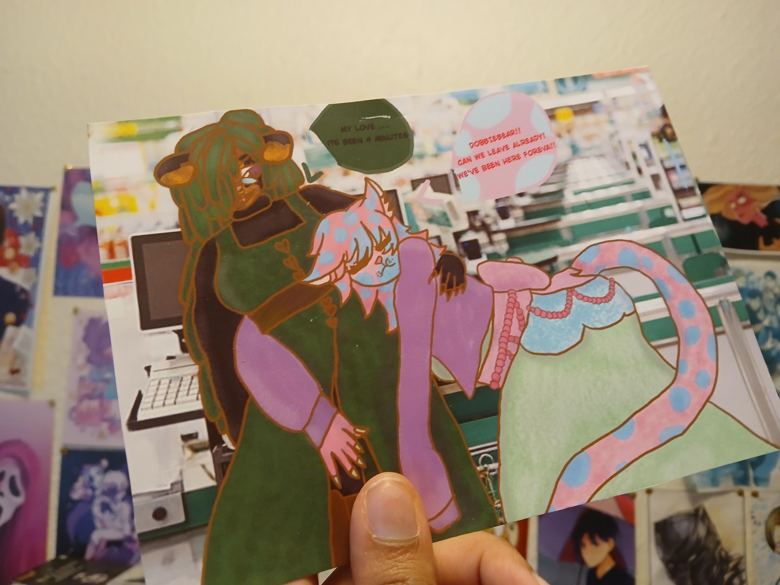 Grocery Store Kawaii Art Print | Dobie and Catty (8x10 + 4x8)