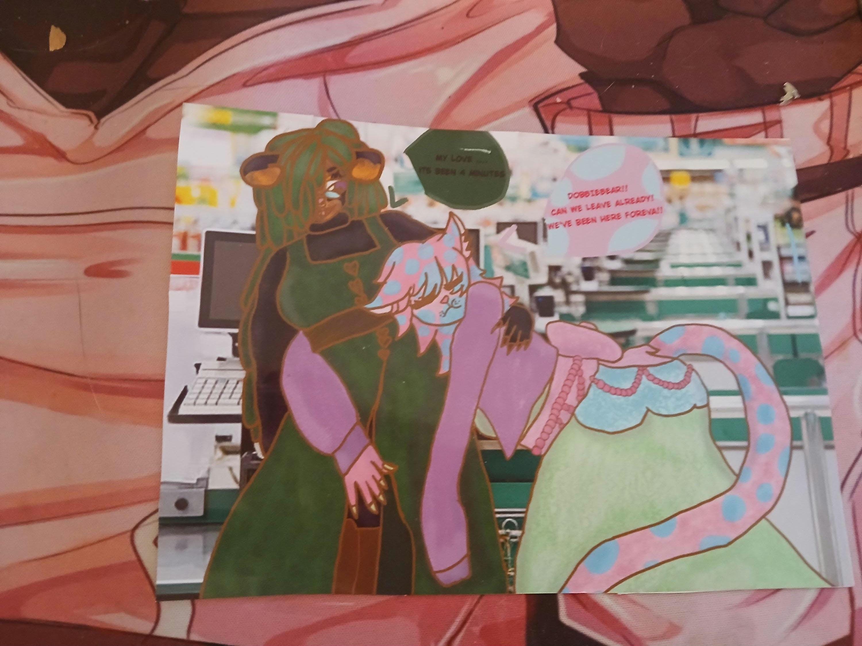 Grocery Store Kawaii Art Print | Dobie and Catty (8x10 + 4x8)