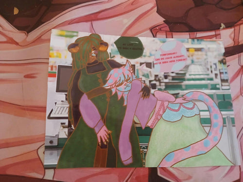 Grocery Store Kawaii Art Print | Dobie and Catty (8x10 + 4x8)