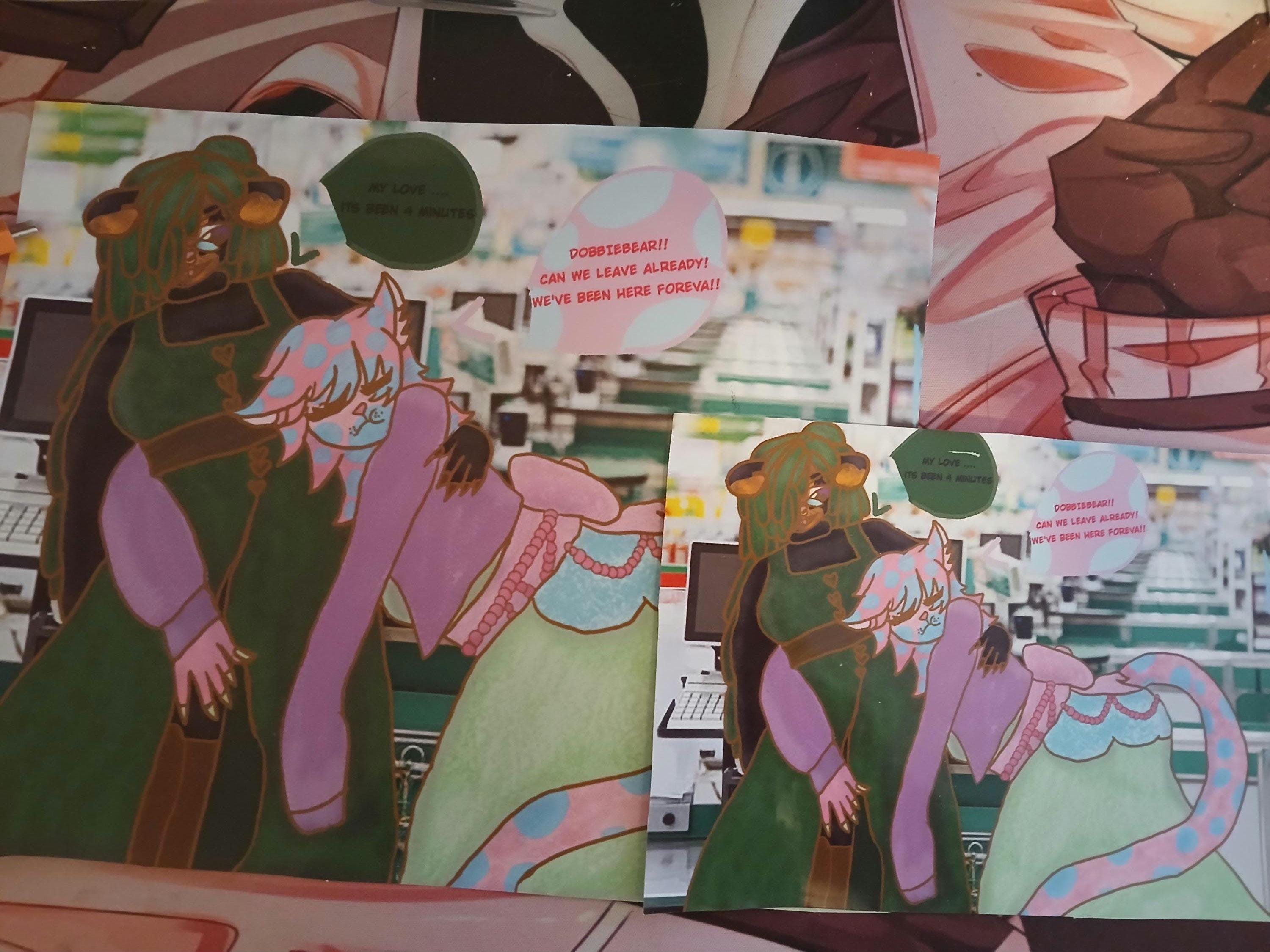 Grocery Store Kawaii Art Print | Dobie and Catty (8x10 + 4x8)