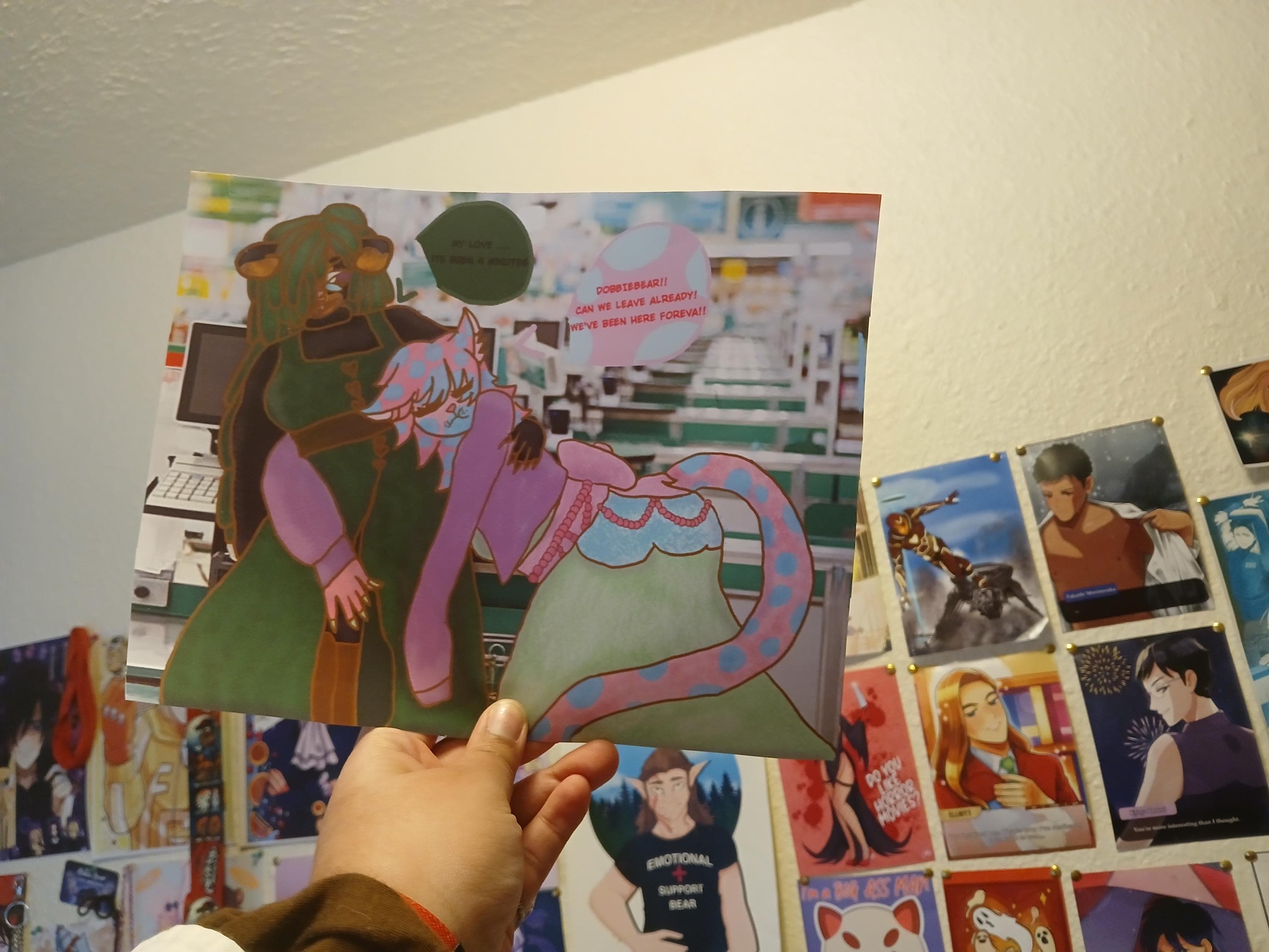 Grocery Store Kawaii Art Print | Dobie and Catty (8x10 + 4x8)